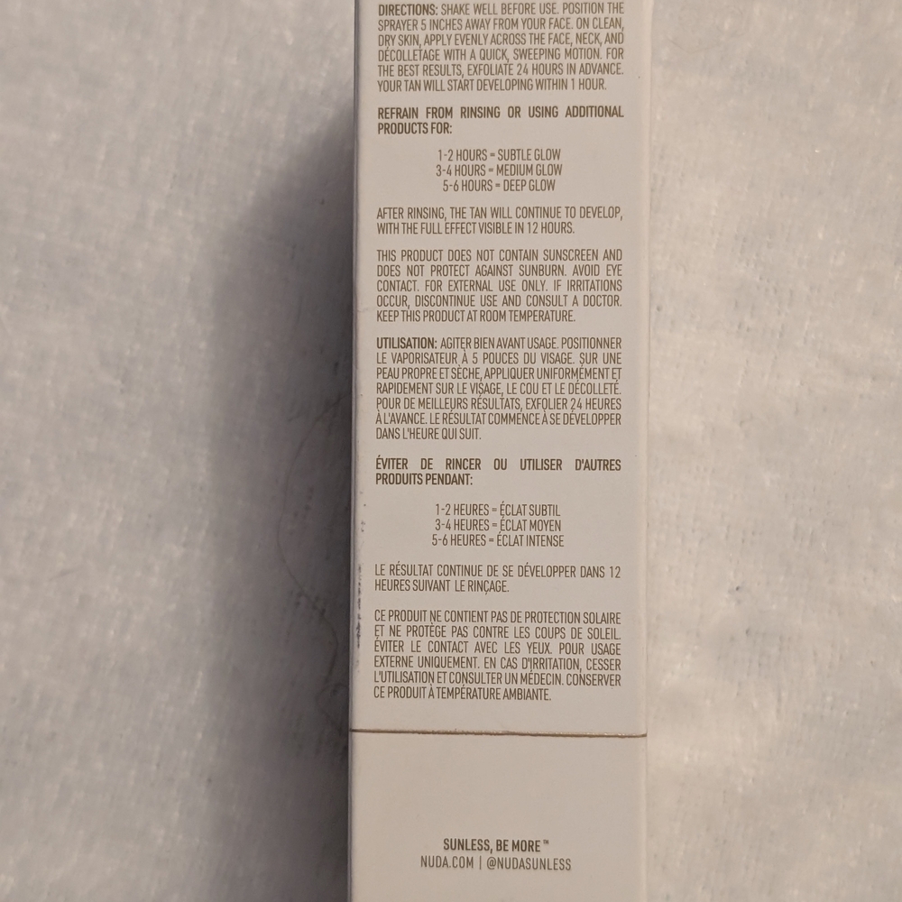 Sunless Cloudmist Express Face Tan Water — White & Gold - Picture 4 of 5